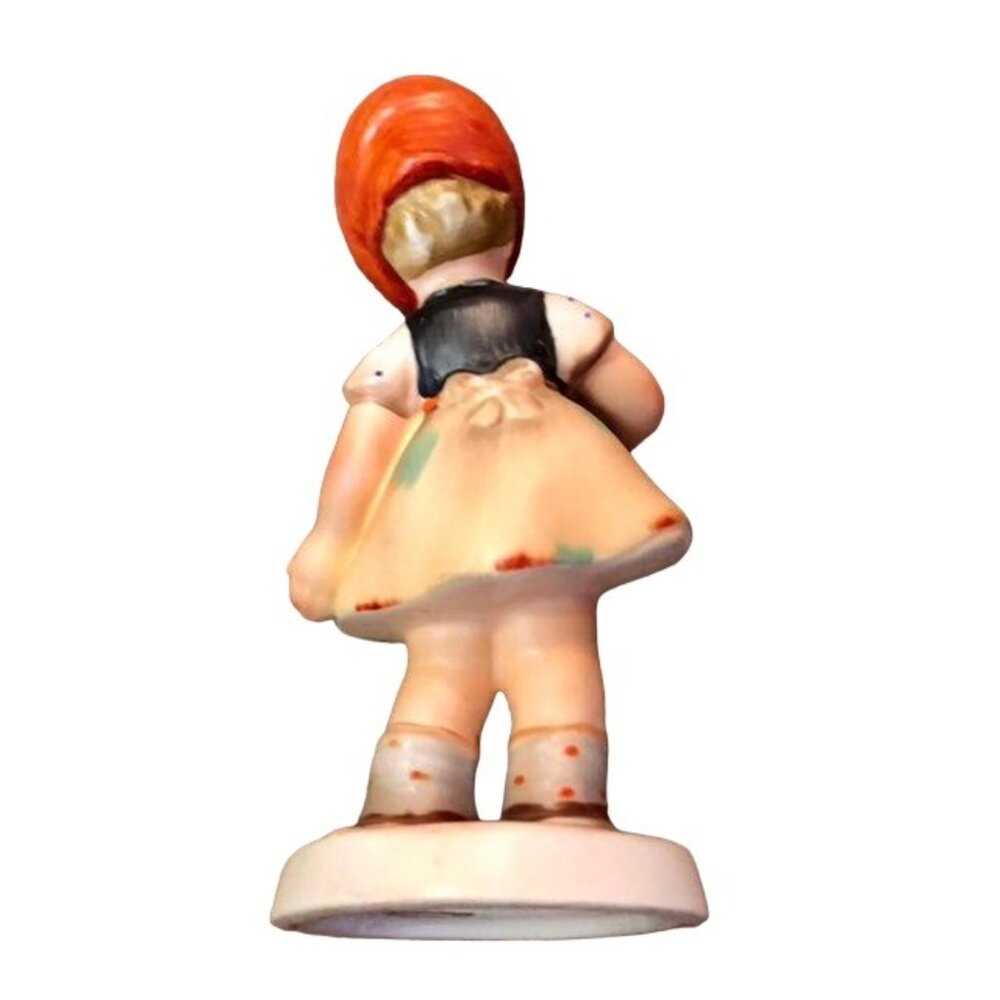 Vintage Napco Figurine Girl with Chicken "Two Chicks" AHID Japan No Chips - Picture 11 of 11